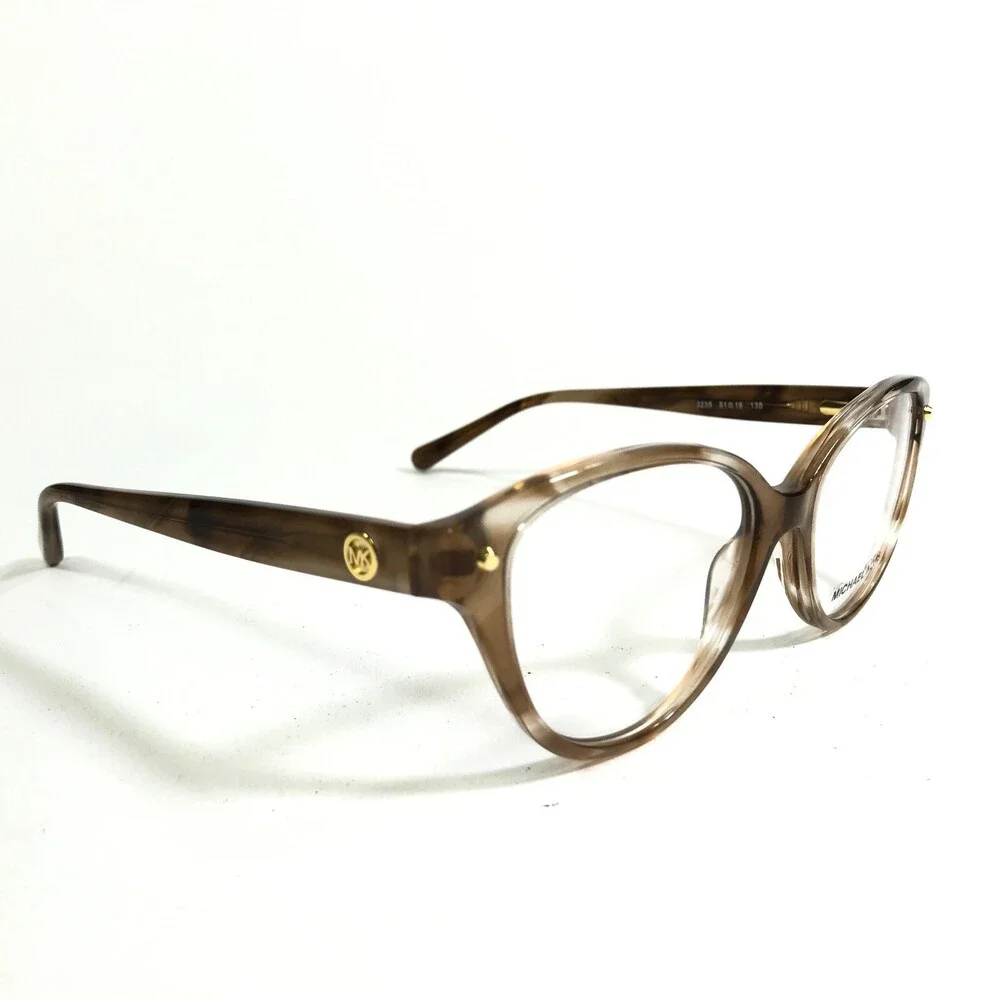Michael Kors Eyeglasses Frames MK4042 3235 Kia Brown Round Full Rim 51-16-135